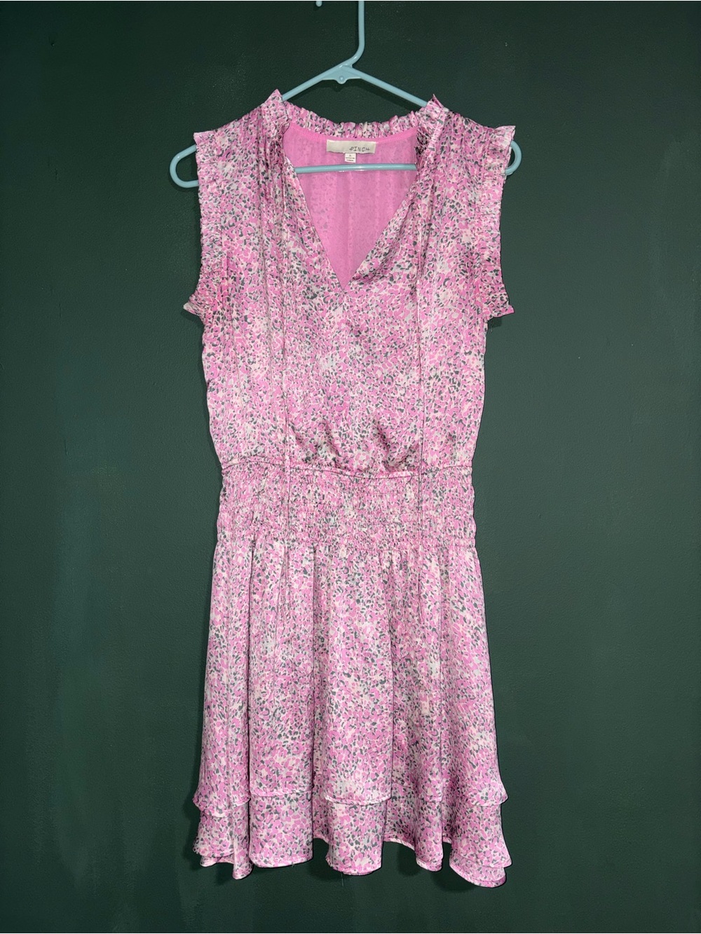 Pinch Ruffle Dress
